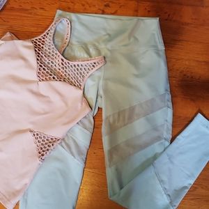 Popflex sky blue leggings